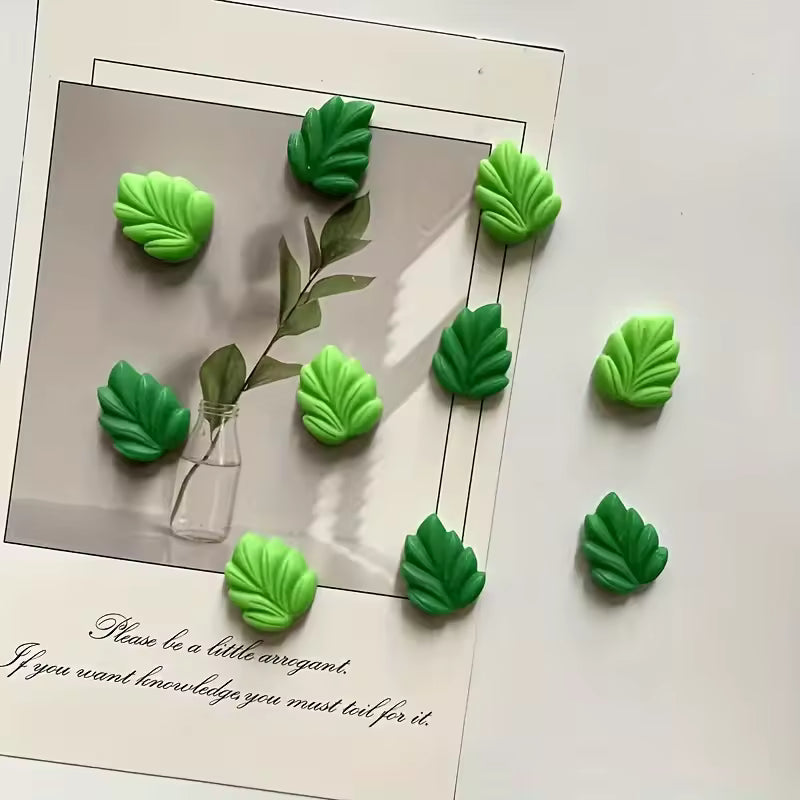 Cartoon Leaf Mini Magnets